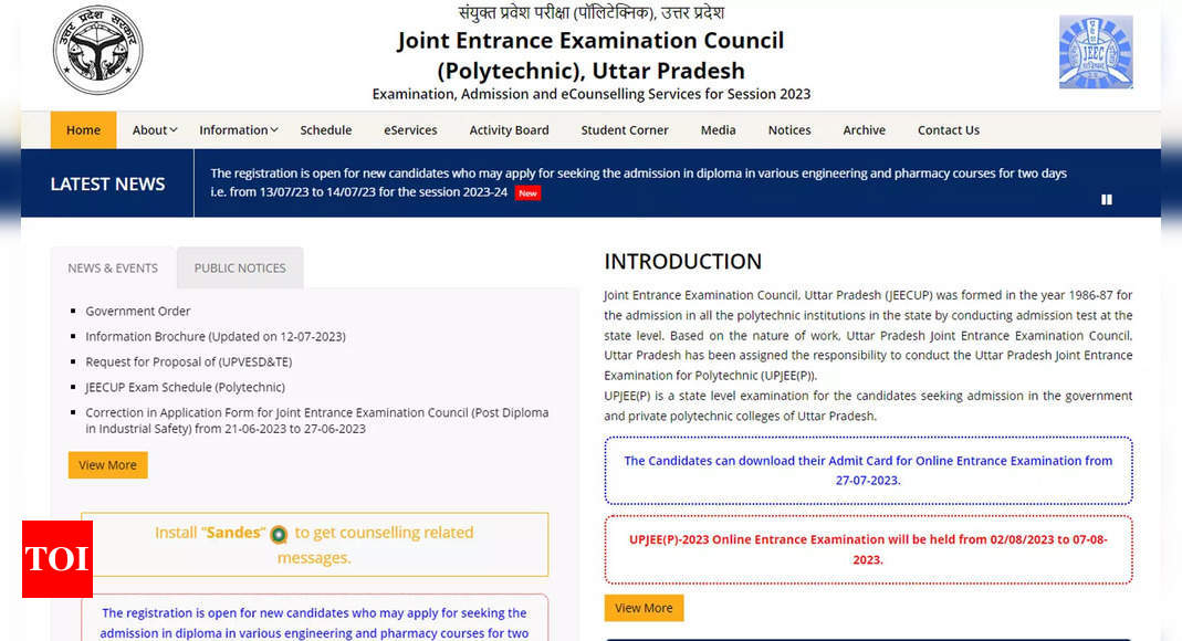 JEECUP 2023 Admit Card to be Released today on jeecup.admissions.nic.in