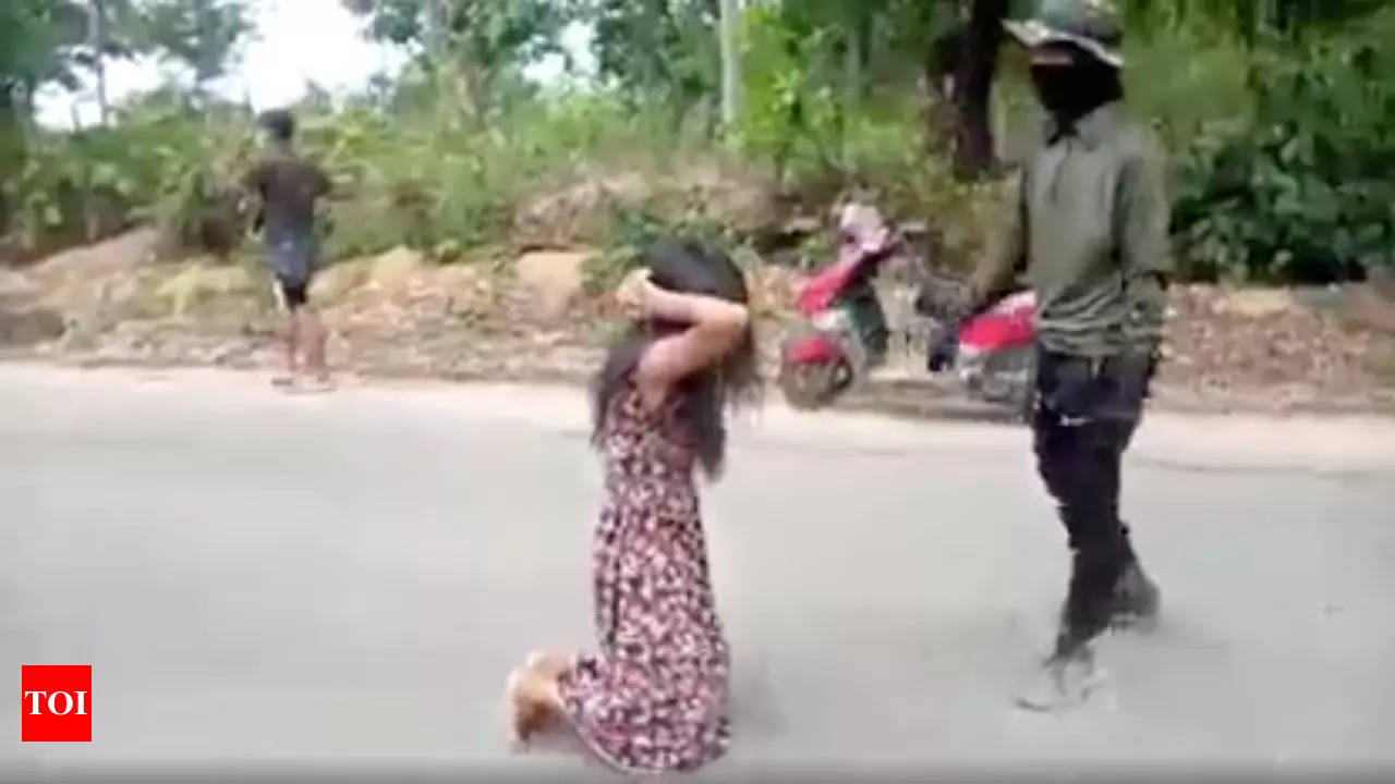 Myanmar: FAKE ALERT: Disturbing video from Myanmar peddled as Christian  girl brutally executed in Manipur - Times of India