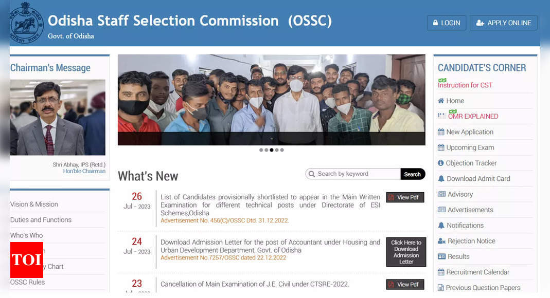 OSSC Recruitment 2023: Last Date To Apply For 354 Group B & C Vacancies ...