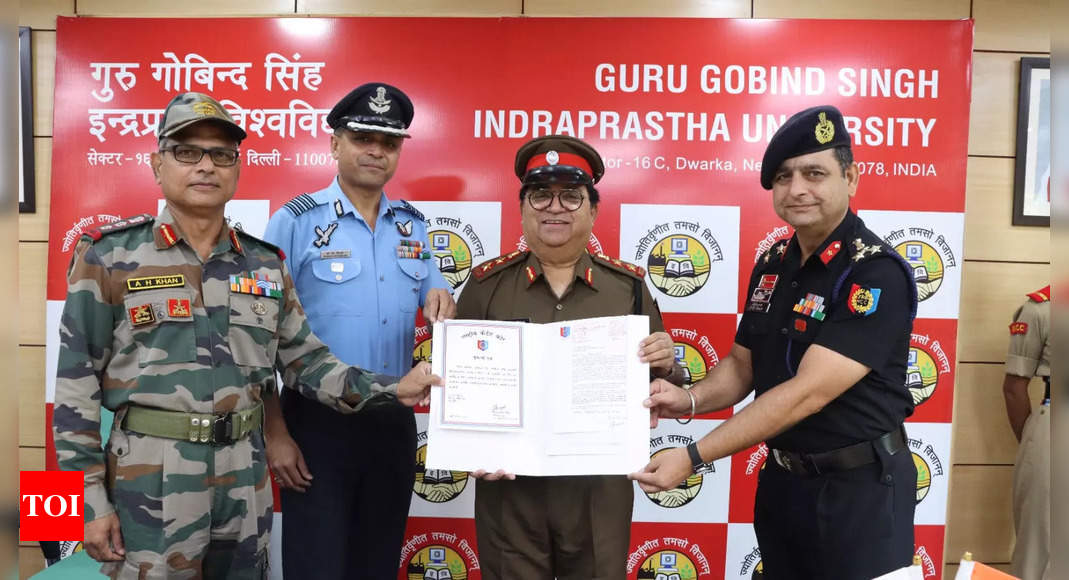 NCC bestows honorary Colonel rank to IPU VC Dr Verma