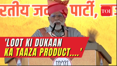 Red diary is the latest product of Cong's 'loot ki dukaan': PM Modi in Rajasthan's Sikar