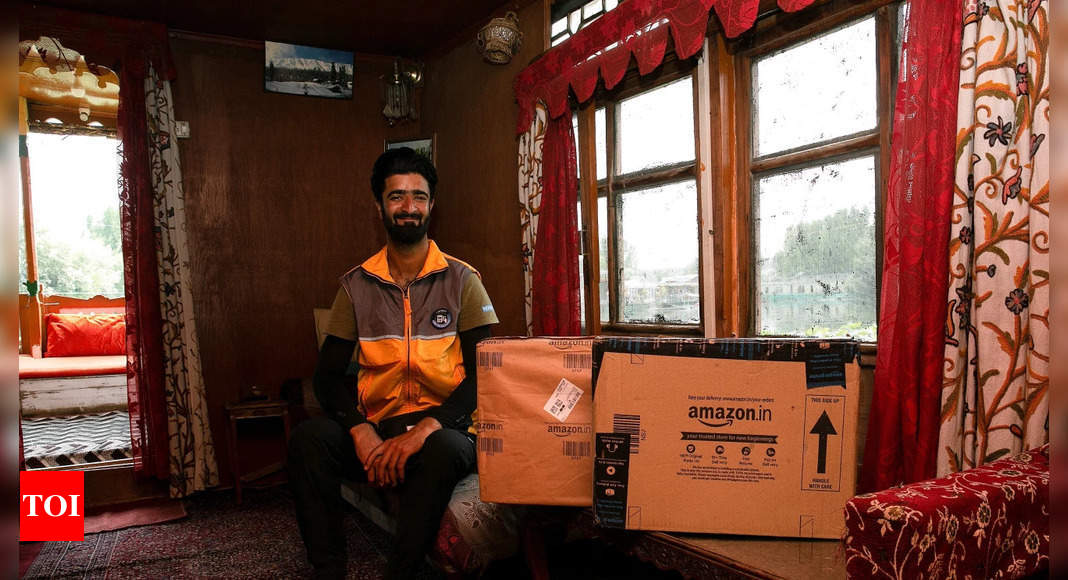 Amazon Floating I Have Space Store: Watch: Srinagar’s Dal Lake gets India’s first floating ‘I Have Space’ Amazon store