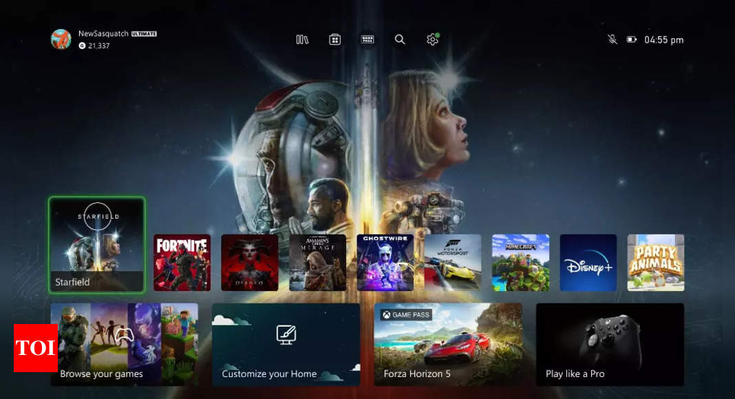 Microsoft Xbox Home UI: Microsoft starts rolling out new Xbox Home UI: Here’s what has changed – Times of India