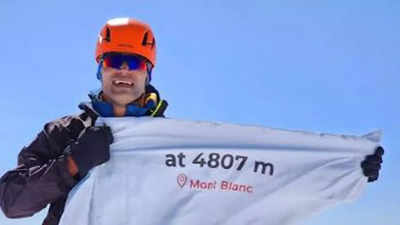 This Gurgaon pilot’s flying high after mastering Europe’s tallest peak