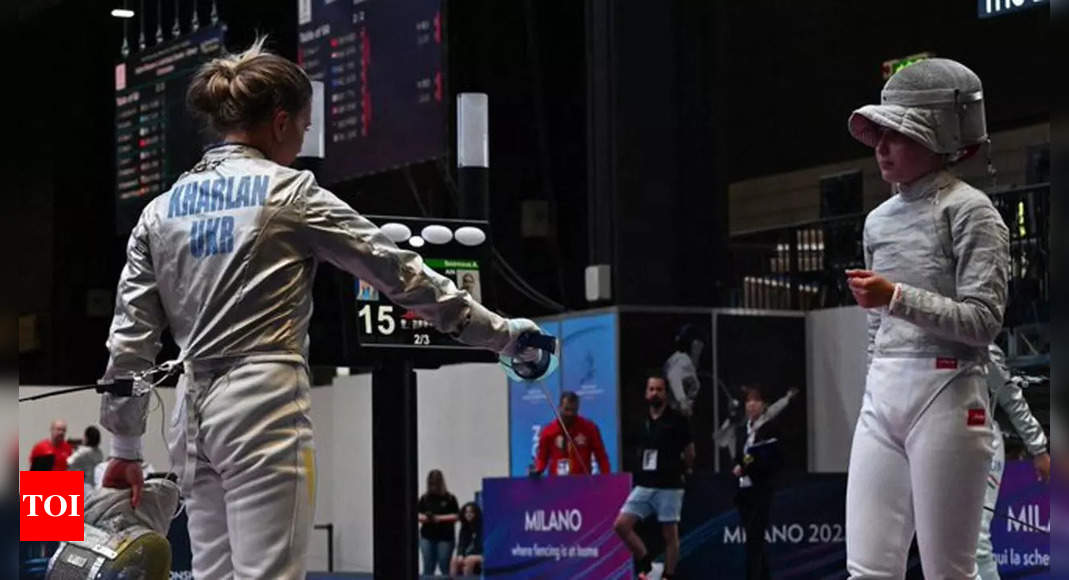 Olha Kharlan: Watch: Ukrainian fencer Olha Kharlan disqualified for not shaking Russian opponent’s hand | More sports News