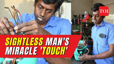 Watch: Touch of Brilliance, visually impaired Tamil Nadu man repairs mixies by miracle 'touch'