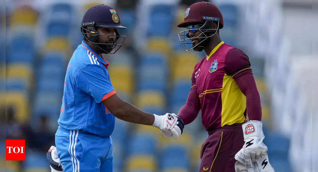 Cricket News: India defeats West Indies by five wickets, with spinners shining in the 1st ODI encounter