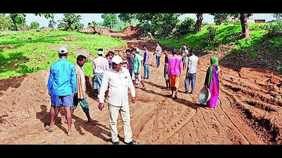 Denied road for 75 yrs, Chatra villagers build one