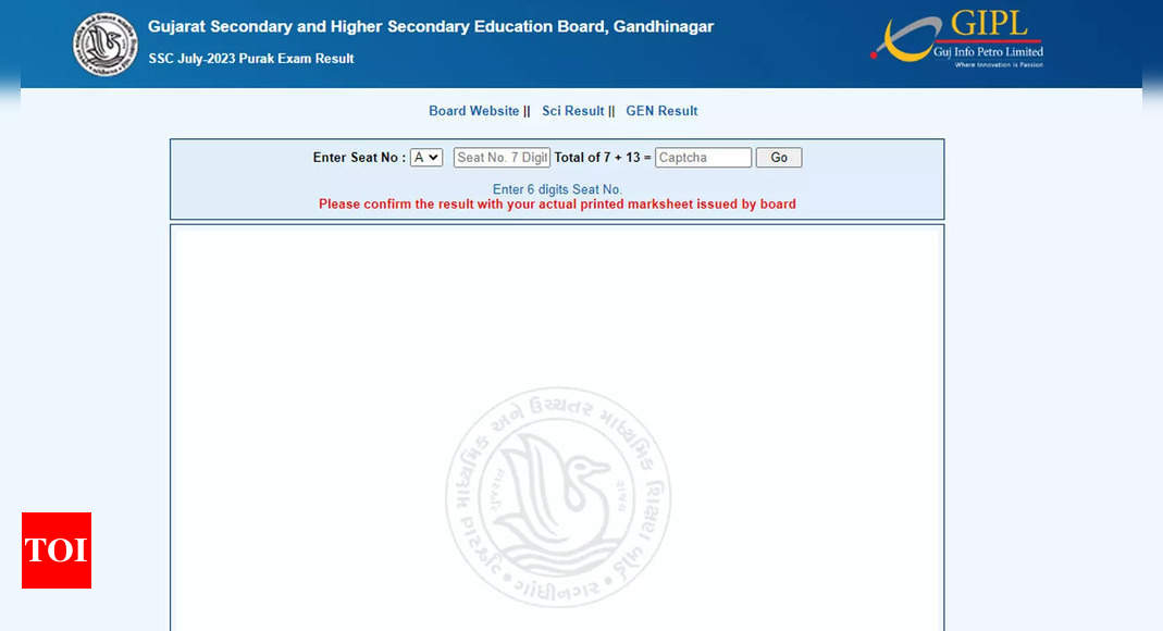 GSEB Class 10 Supplementary Result 2023 announced; direct link