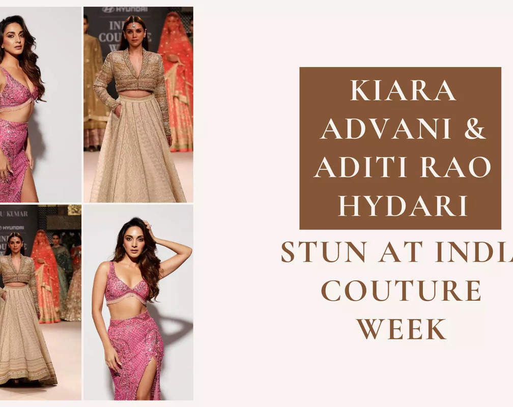 
Kiara Advani and Aditi Rao Hydari stun at India Couture Week
