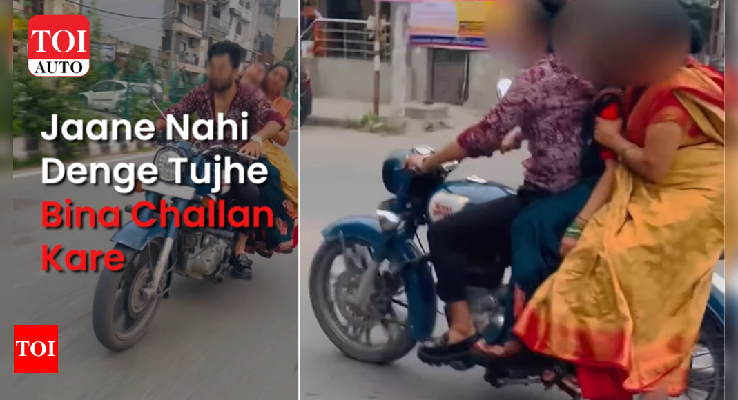 Delhi Police Responds with ‘No Escape Without a Ticket’ as Motorcyclist Recreates 3 Idiots’ Scene