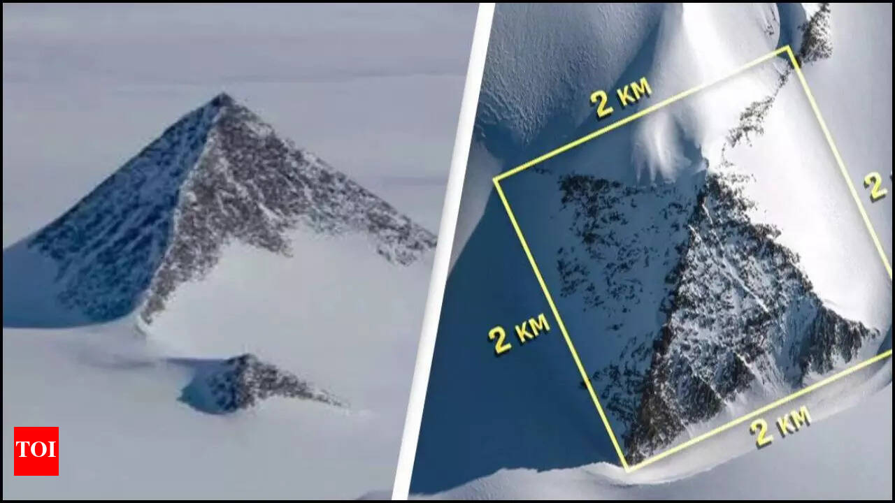 Pyramid-like mountain discovered in Antarctica revealed to be a natural  formation - Times of India
