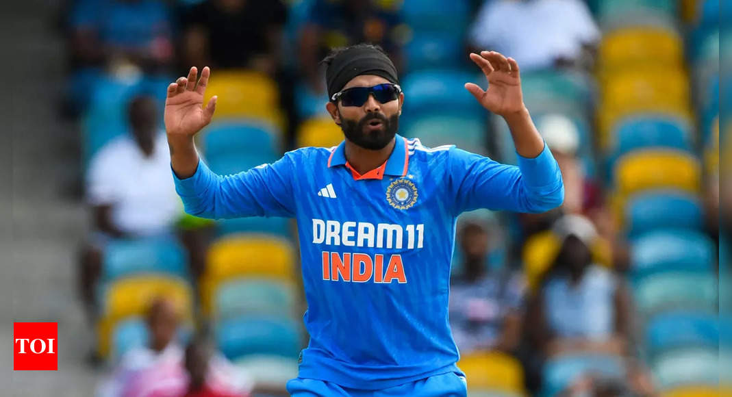 Stat Attack: Ravindra Jadeja tied with Courtney Walsh for most wickets in India vs WI ODIs | Cricket News – Times of India