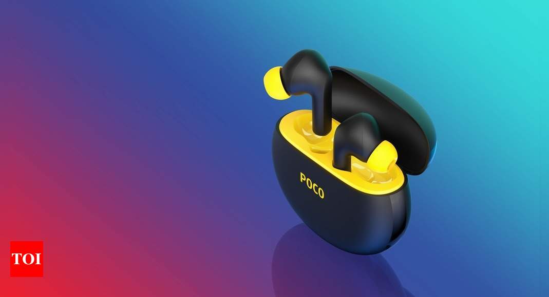 Poco Pods Earbuds: Poco Pods true wireless earbuds launched in India, priced at Rs 1,199 – Times of India