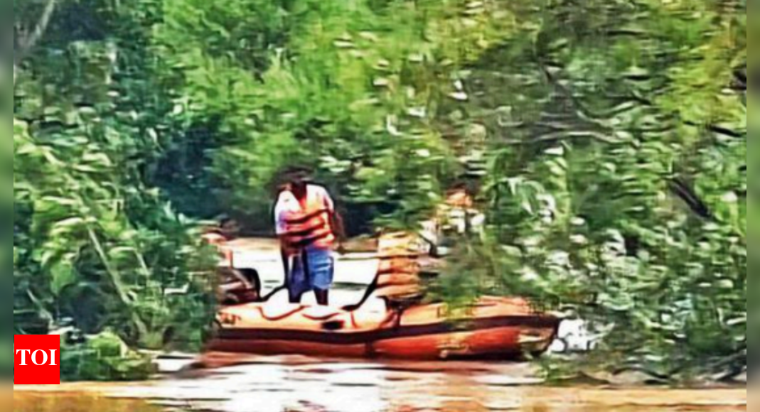 Man stuck on a tree in Warna river, rescued after 12 hours | Kolhapur ...
