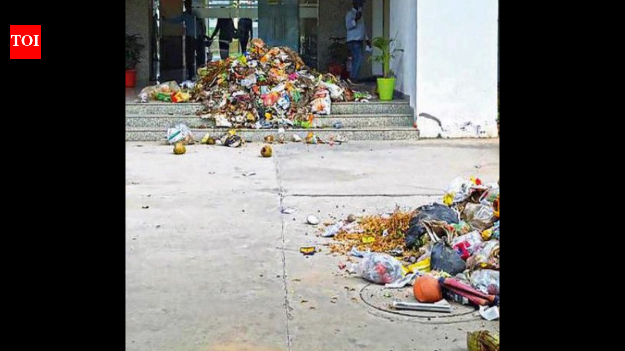 No Collection Point, Villagers Take Garbage In Tractor Trolleys & Dump ...