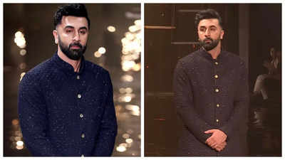 Ranbir Kapoor turns show stopper for Kunal Rawal; hunk calls late father Rishi Kapoor and wife Alia Bhatt his 'fashion icons'