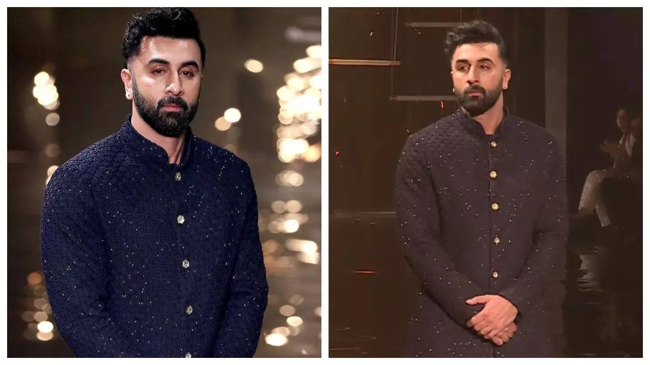 Ranbir Kapoor turns show stopper for Kunal Rawal; hunk calls late father  Rishi Kapoor and wife Alia Bhatt his 'fashion icons