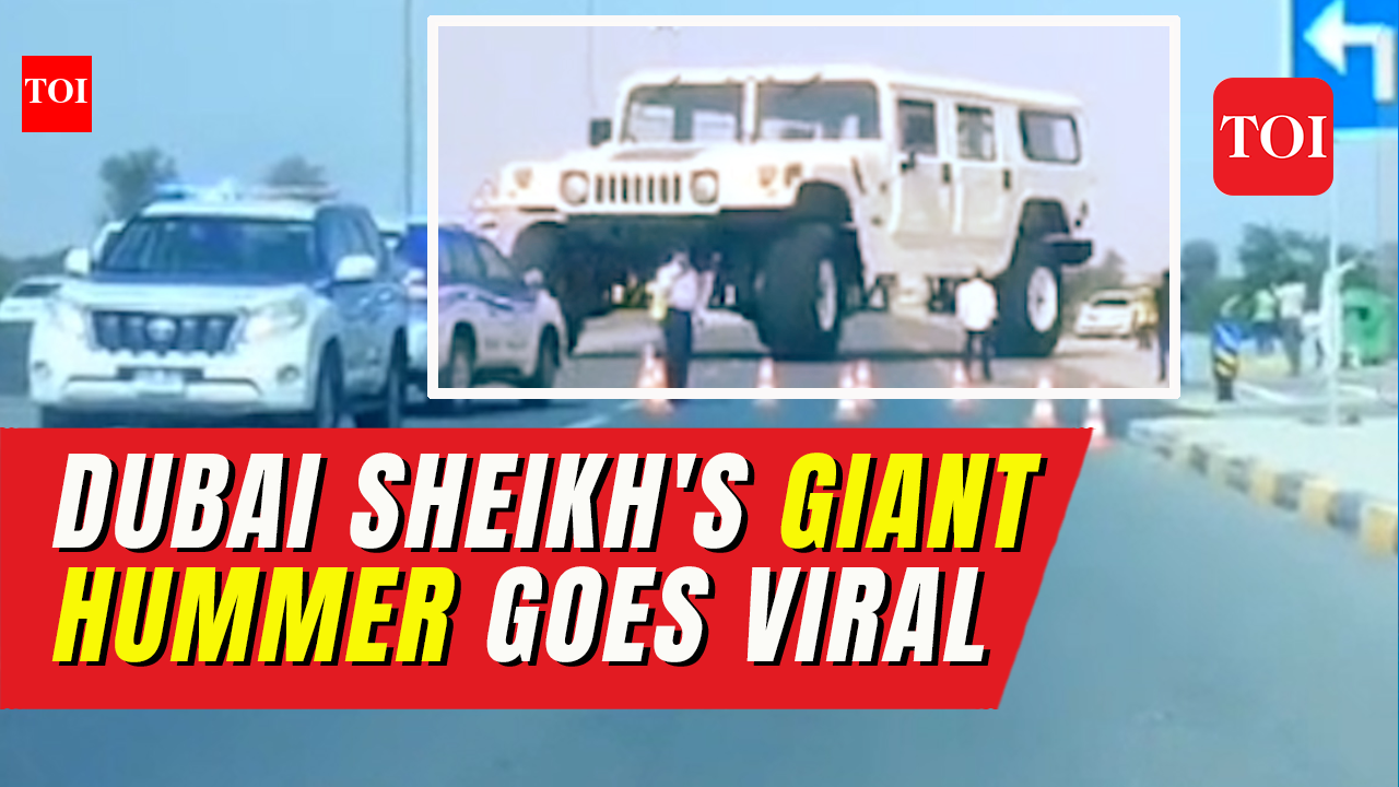 This is what wealth looks like: Video of Dubai Sheikh's giant Hummer ...