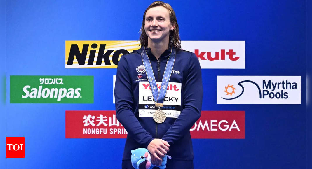 Katie Ledecky wins record sixth women’s 800m freestyle world title | More sports News – Times of India