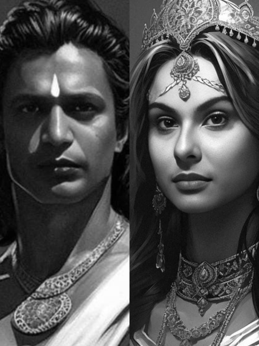 Uttam Kumar As Arjun, Madhavi Mukherjee As Draupadi: AI Imagines ...