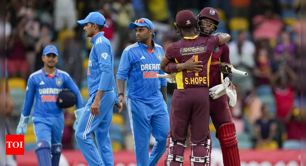 India Vs West Indies: 2nd ODI: India’s World Cup aspirants struggle as West Indies level series | Cricket News – Times of India