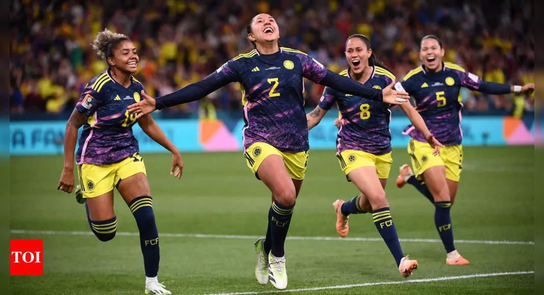 FIFA Women’s World Cup: Colombia seal dramatic victory over Germany | Football News – Times of India