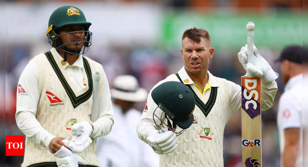 5th Test: Warner, Khawaja lead Australia’s resilient charge in pursuit of Ashes triumph | Cricket News – Times of India