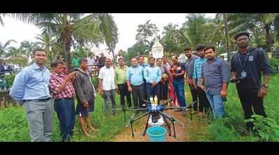 State ties up with private firm to encourage farmers to use drones