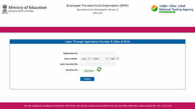 NTA releases EPFO Stenographer Admit Card 2023; Download here
