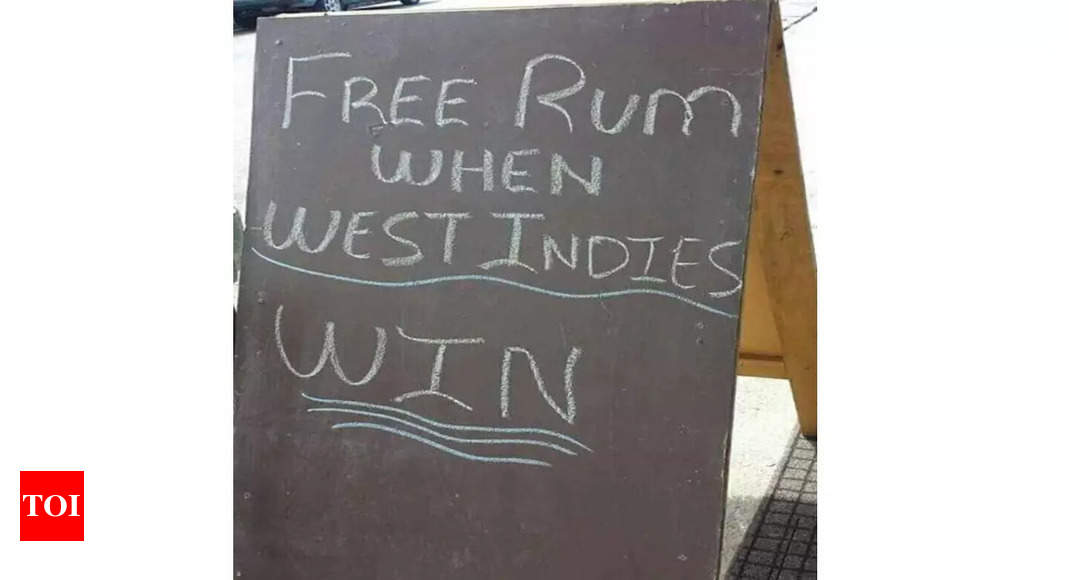 West Indies Free Rum Tweet: India vs West Indies: ‘Bring the rum and come’ – West Indies board’s epic reply to ‘free rum’ tweet | Cricket News – Times of India