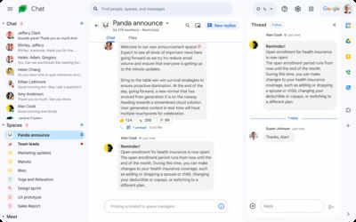 Google starts rolling out in-line replies within announcement spaces in Chat, here’ how it works