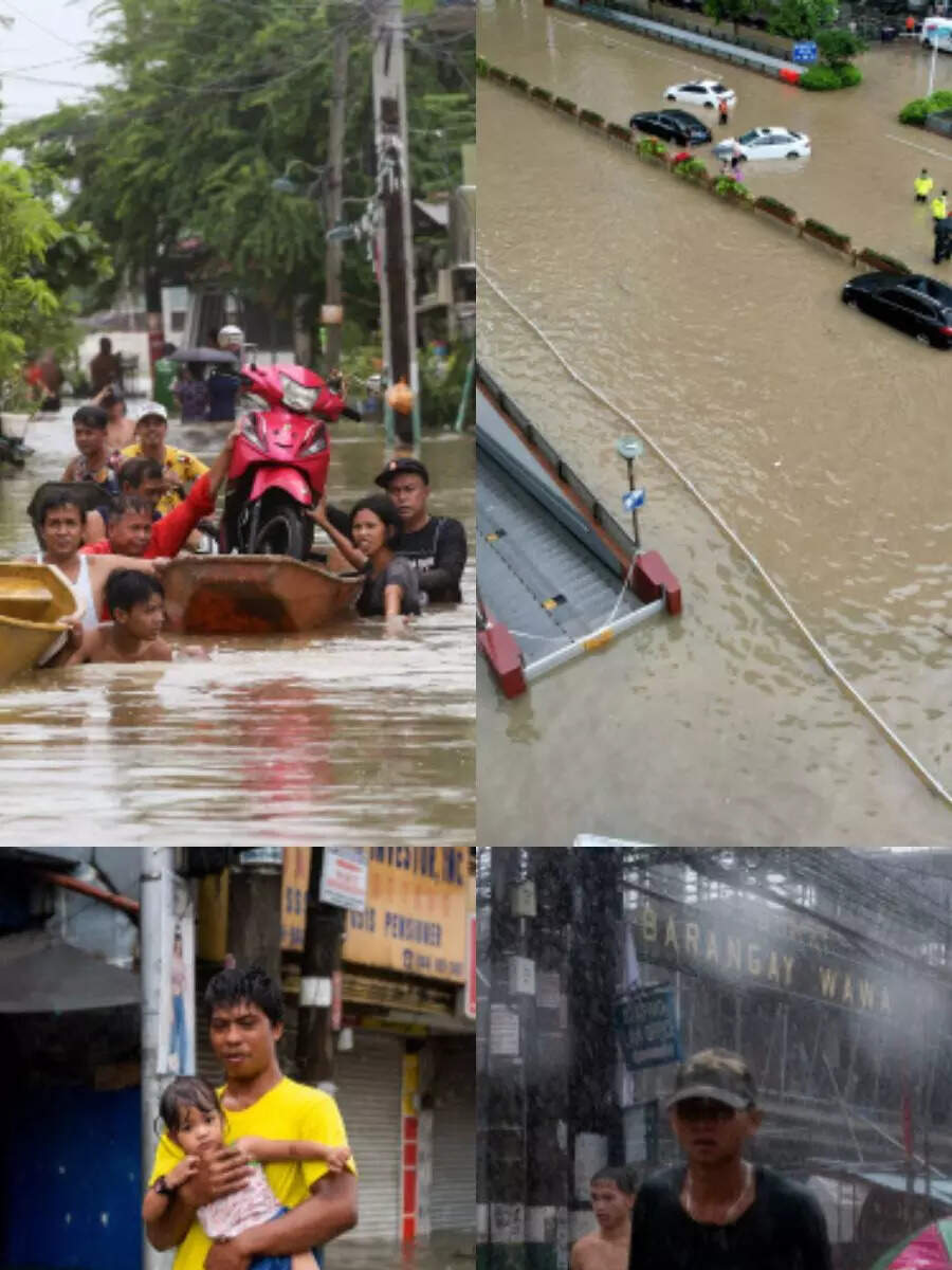 Thousands flee their homes as heavy rain lashes Beijing | Times of India