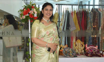 Masterchef India Finalist Aruna Vijay attended the Rakhi Exhibition at TVH Lumbini Square in Chennai