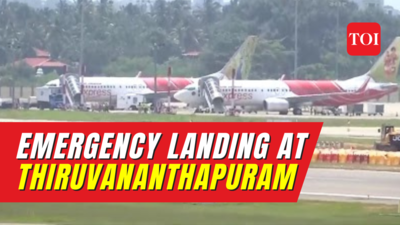 Sharjah-bound Air India Express flight makes emergency landing at Thiruvananthapuram, another aborted take off