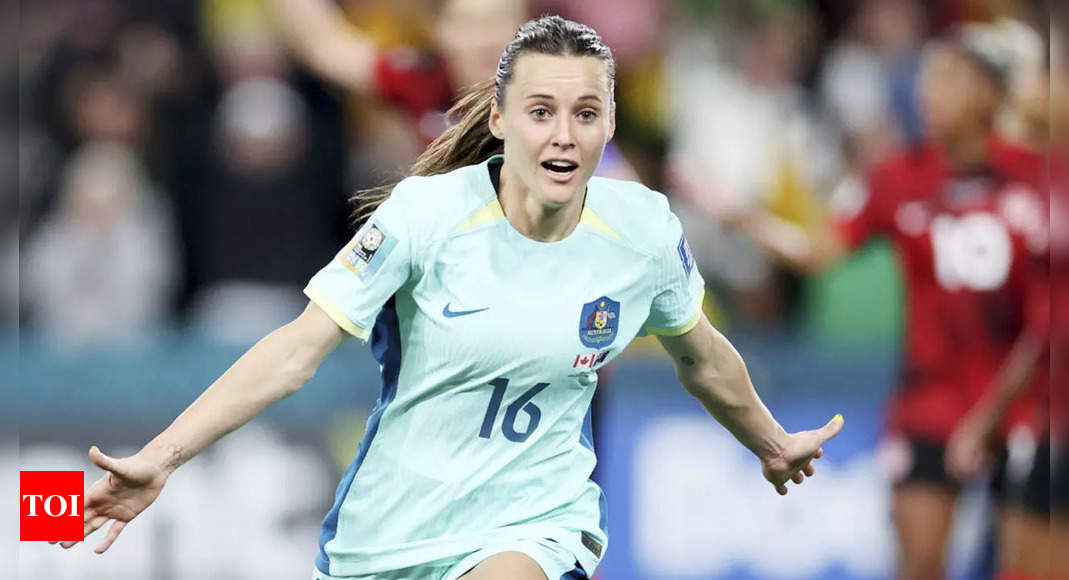 Hayley Raso stars as Australia crush Canada 4-0 to reach Women’s World Cup knockouts | Football News – Times of India