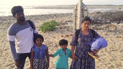 One more Sri Lankan family arrives in India seeking asylum
