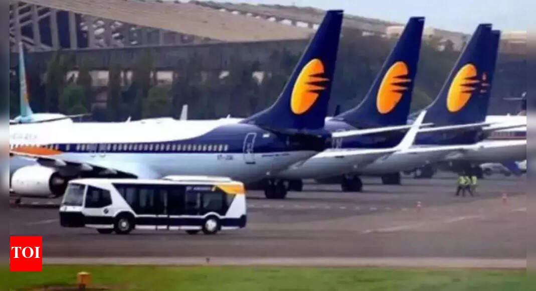 DGCA extends grounded Jet’s licence till September – Times of India