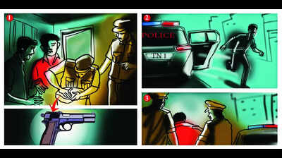 Collaboration: Nabbed With A Gun, Suspect Escapes From Police Custody ...