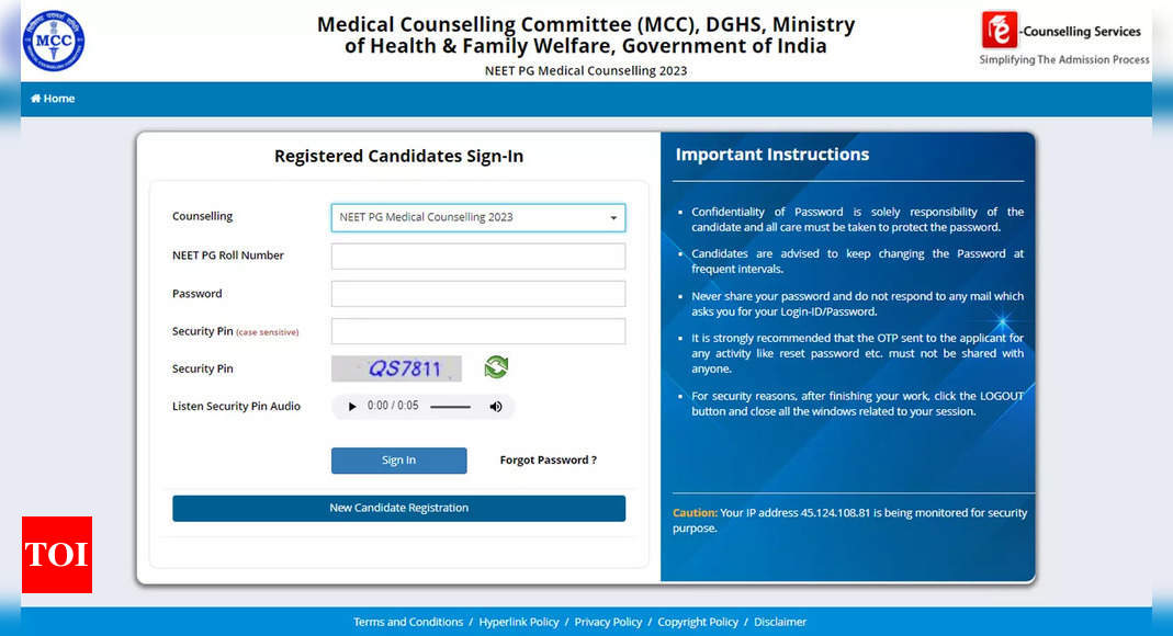 NEET PG Counselling 2023: Round 1 registrations closing today; Apply here