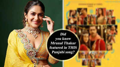 Did you know birthday girl Mrunal Thakur featured in THIS Punjabi song?