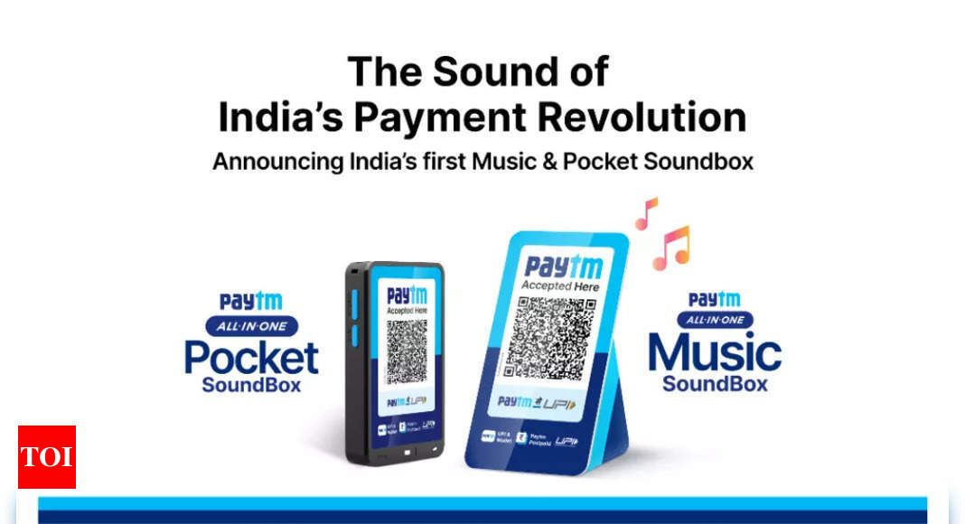 Paytm: Paytm launches portable Pocket Soundbox, Music Soundbox for shops: Details