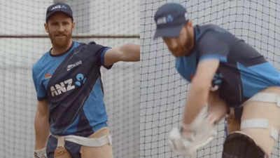 Back in nets, Kane Williamson racing against time for World Cup