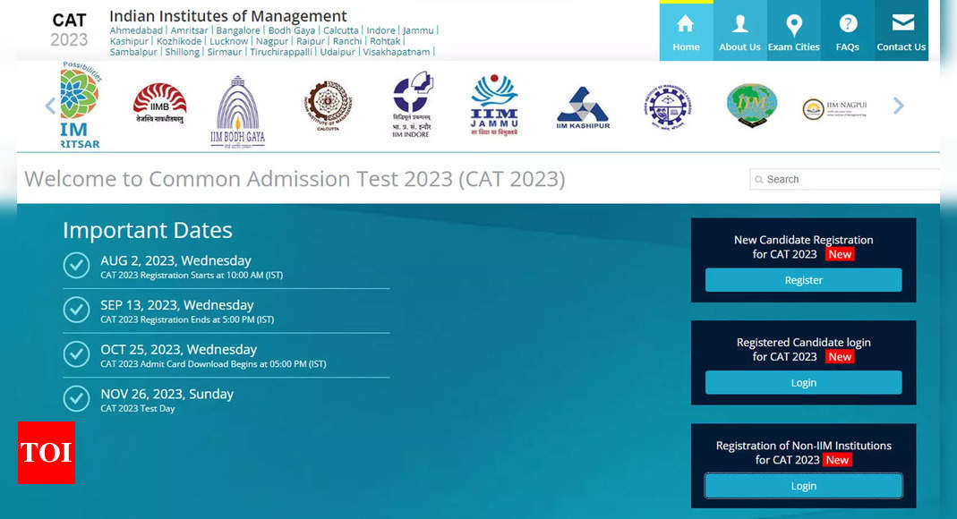 IIM Lucknow commences CAT 2023 registrations today; Direct link