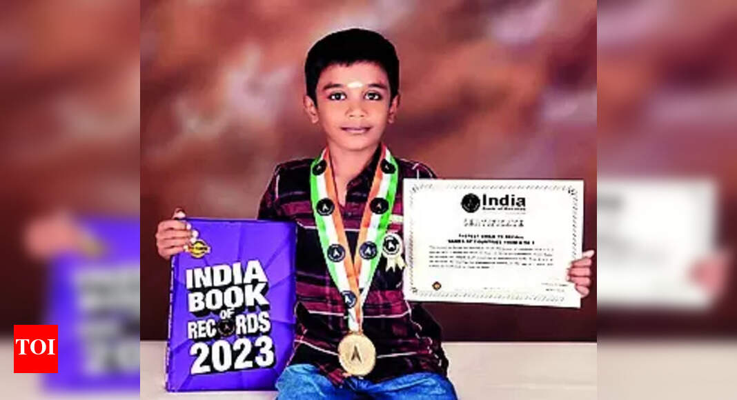 National Flags City Lad, 7, Names Countries, National Flags In Record Time To Set New Records