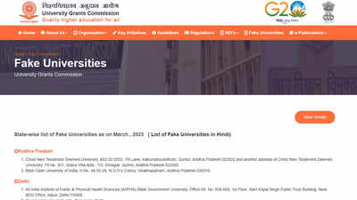 UGC releases list of 'fake' universities, 8 from Delhi; Check list of all 20 fake universities here