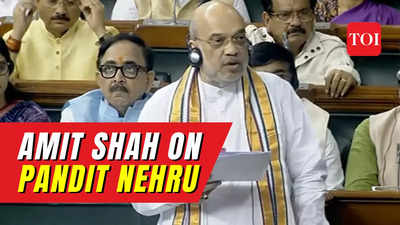 Amit Shah: Nehru, Patel, Ambedkar were opposed to Delhi being given the status of a full state