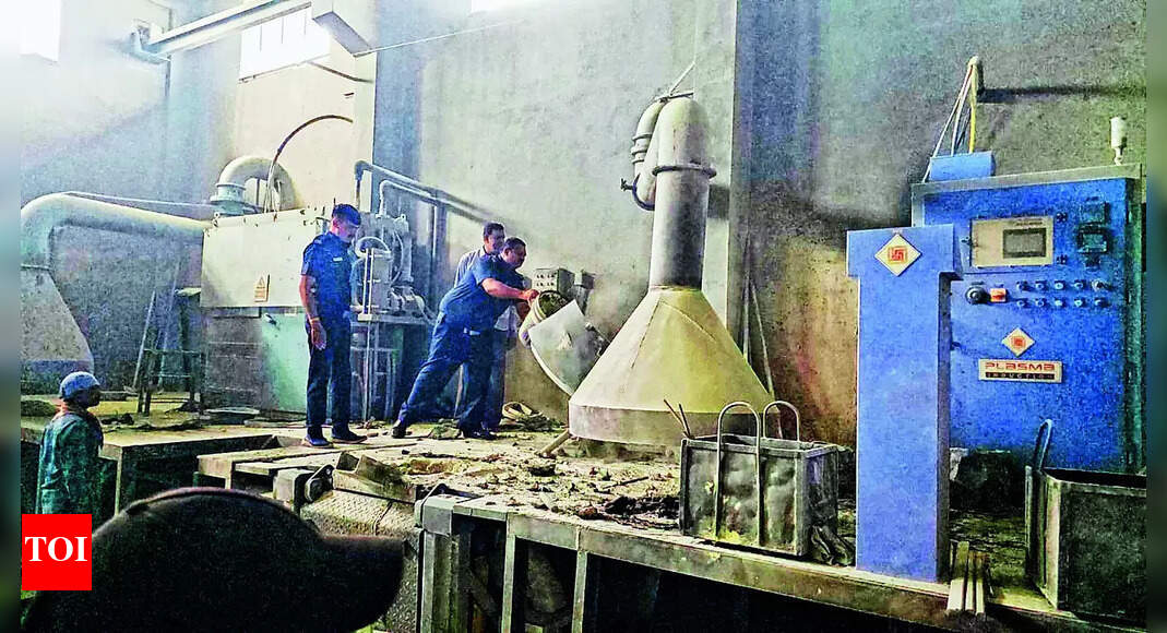 Furnace Two Workers Injured In Jamnagar Brass Factory Blast Rajkot