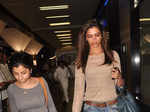 Deepika spotted @ airport