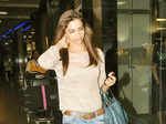 Deepika spotted @ airport